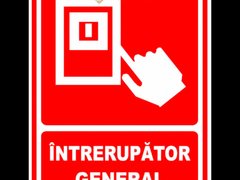 Indicatoare pentru intrerupator general